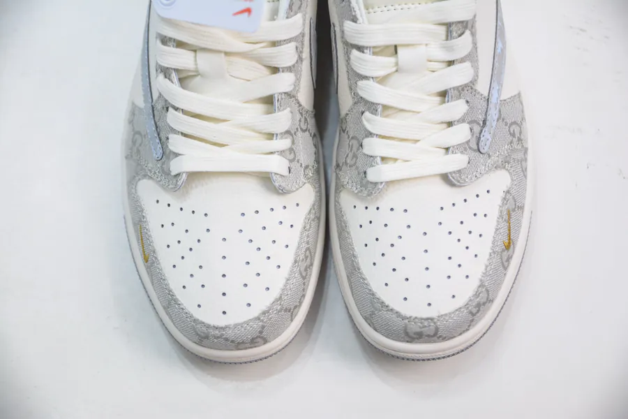 TS x Air 1 Low Collaborative Smoke Gray Canvas