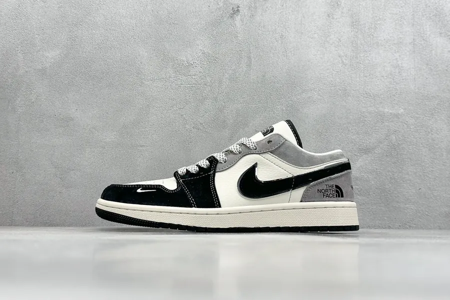 CX Exclusive KK Version Air 1 Low 1 Gray Black Toe