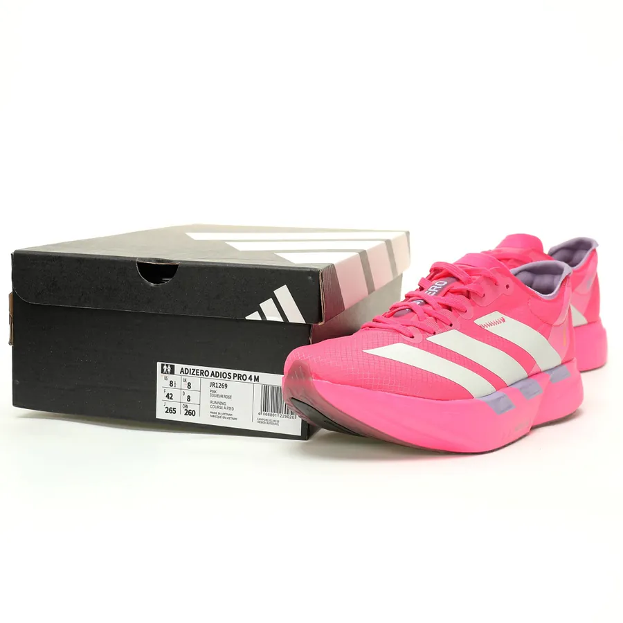 Adizero Adios Pro 4 Lightweight Running Shoe with Advanced Cushioning