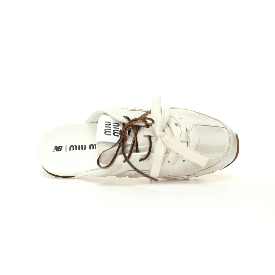 Miu Miu x New Balance 530 SL Faded Suede Mules