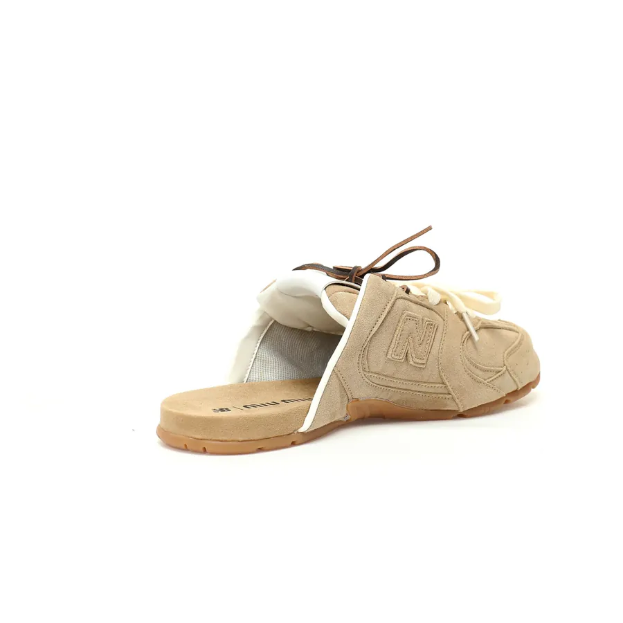 Miu Miu x New Balance 530 SL Faded Suede Mules