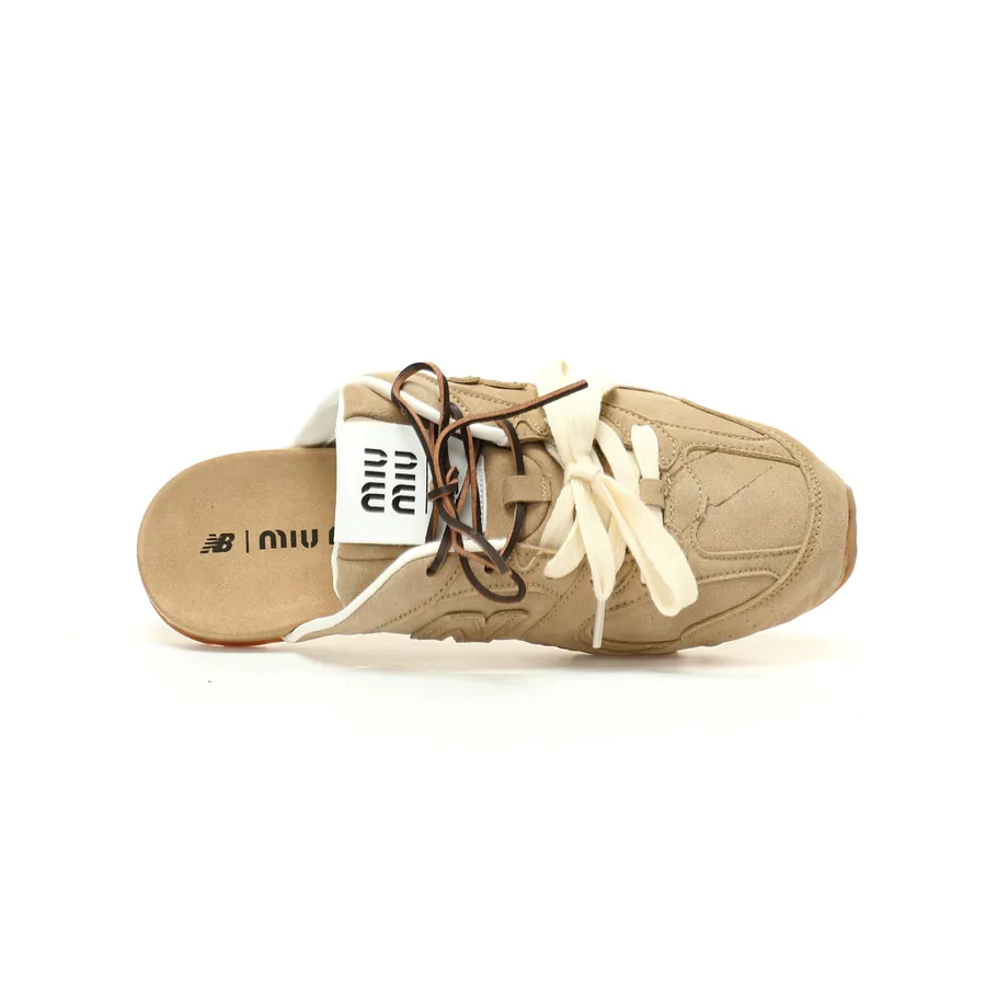 Miu Miu x New Balance 530 SL Faded Suede Mules