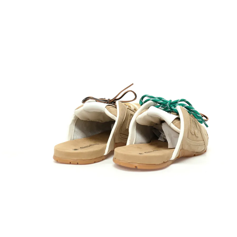 Miu Miu x New Balance 530 SL Faded Suede Mules