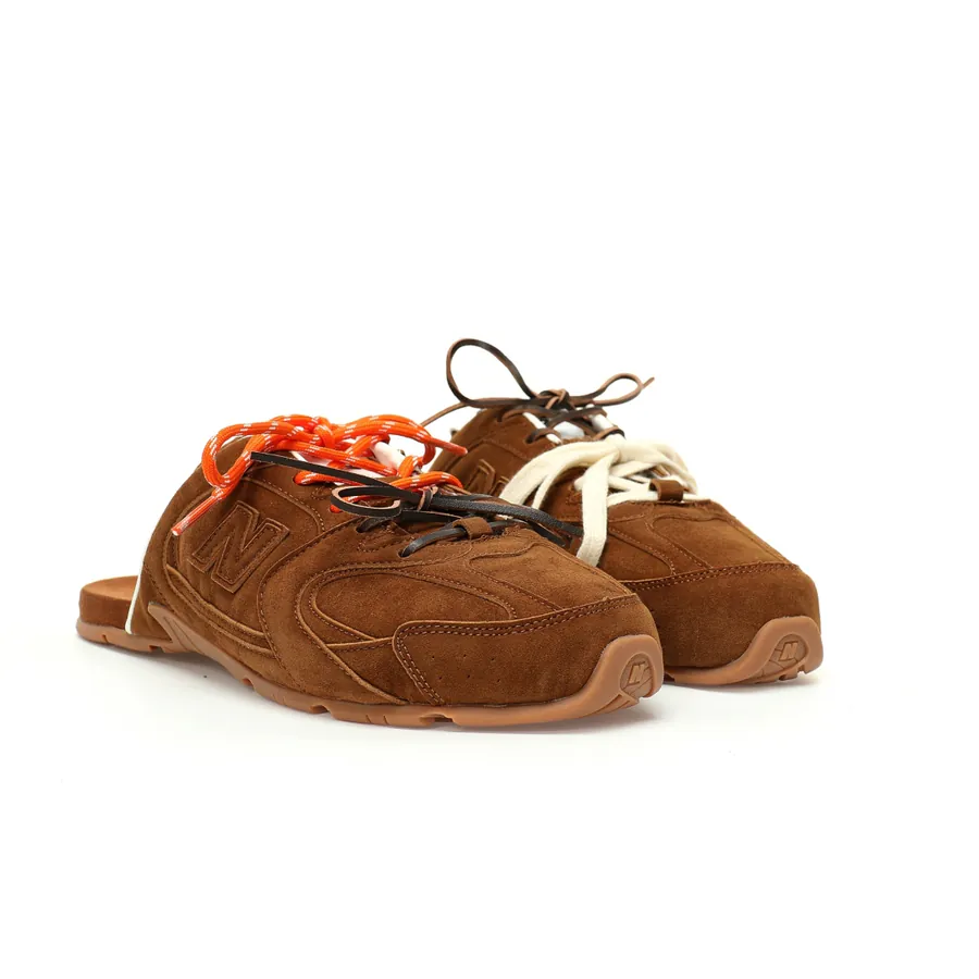 Miu Miu x New Balance 530 SL Faded Suede Mules