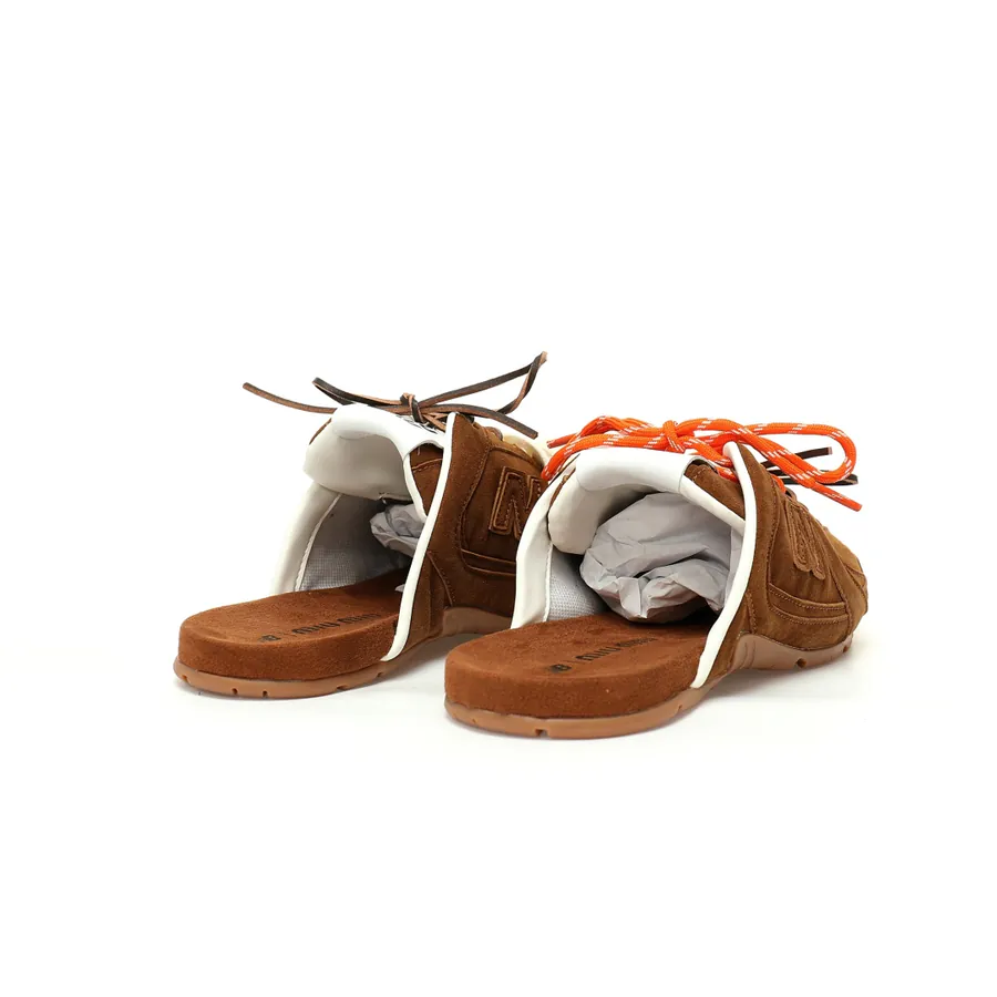 Miu Miu x New Balance 530 SL Faded Suede Mules