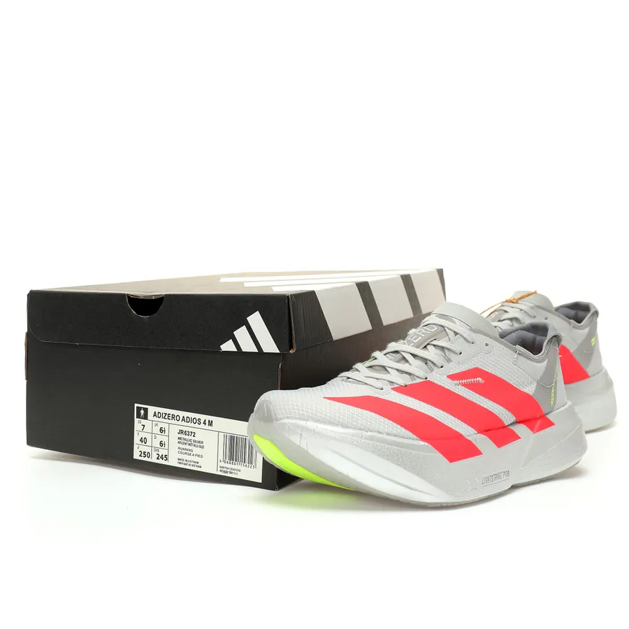 Adizero Adios Pro 4 Lightweight Racing Sneaker with Advanced Cushioning