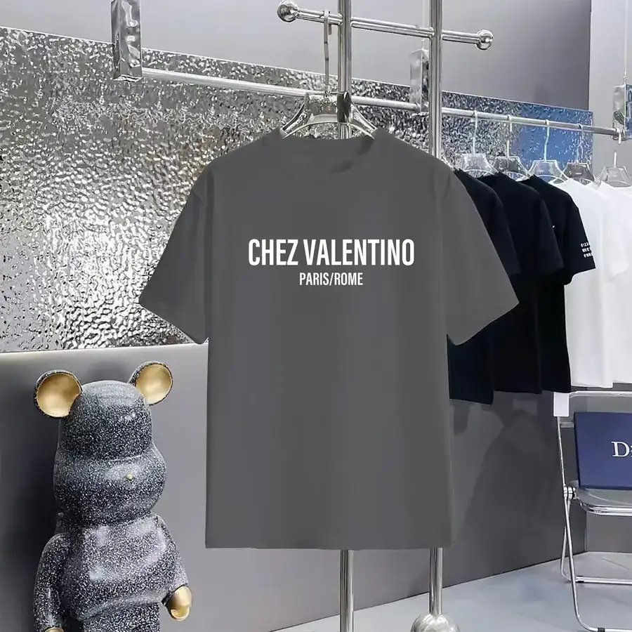 VALENTINO印花圆领短袖T恤 160版型