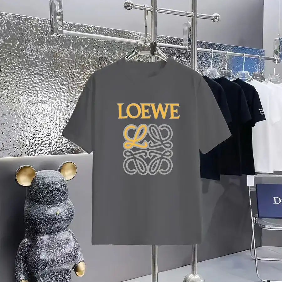 LOEWE Print Round Neck Short Sleeve T Shirt