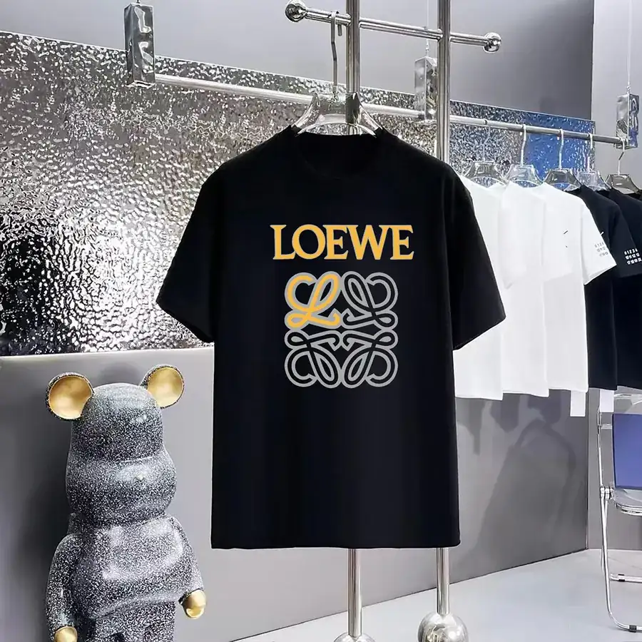 LOEWE Print Round Neck Short Sleeve T Shirt