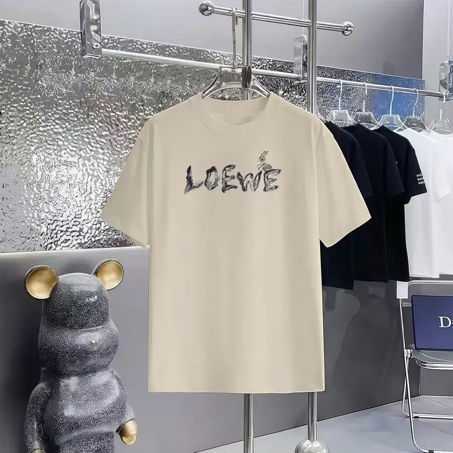 LOEWE Print Round Neck Short Sleeve T Shirt