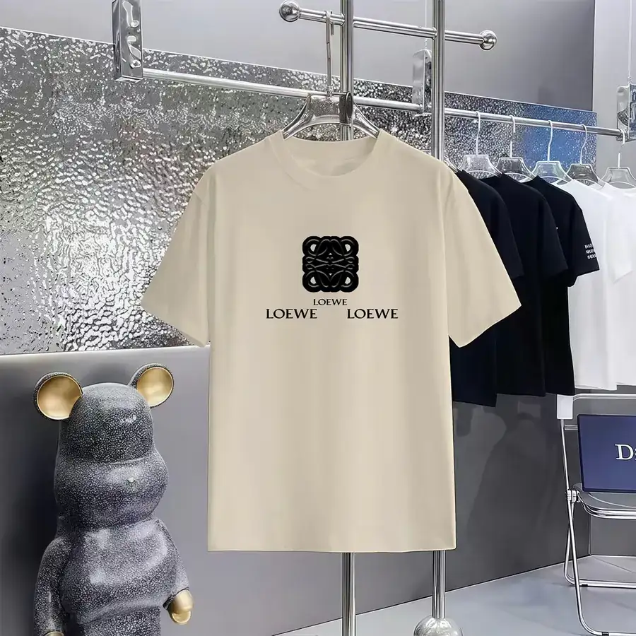 LOEWE Print Round Neck Short Sleeve T Shirt