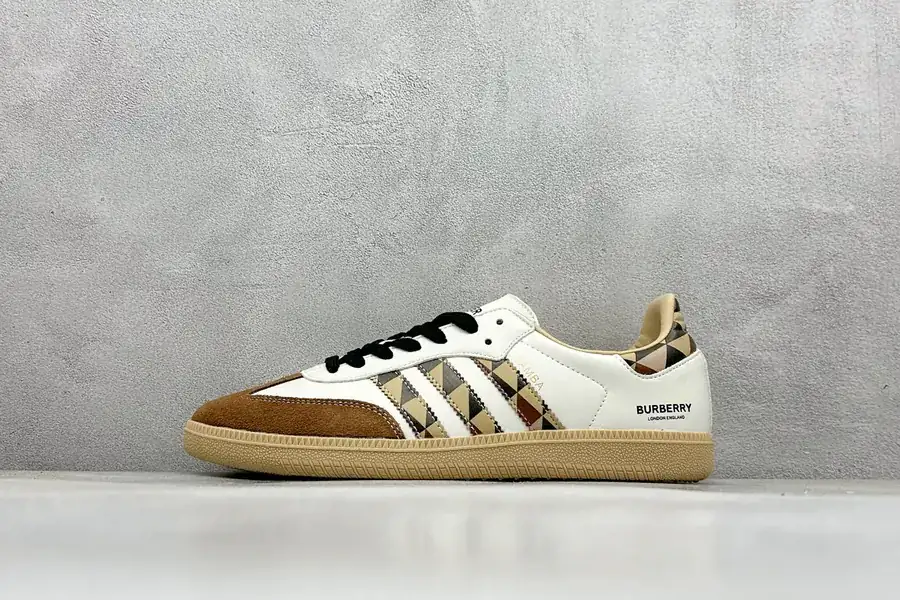 Adidas originals Samba OG x BURBERRY Brown and White