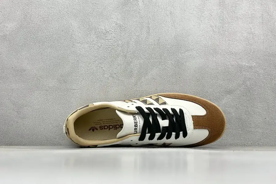 Adidas originals Samba OG x BURBERRY Brown and White