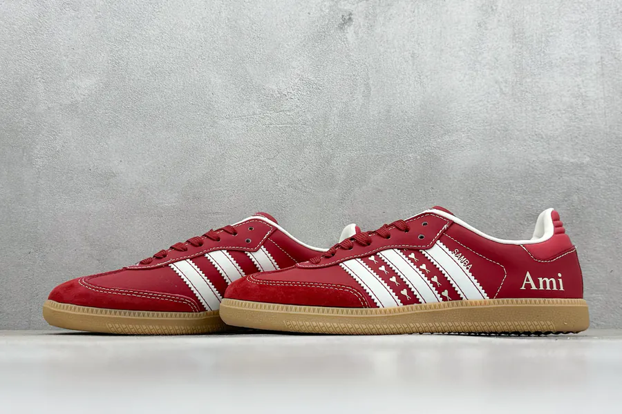 Adidas Originals Samba OG x AMI Red White