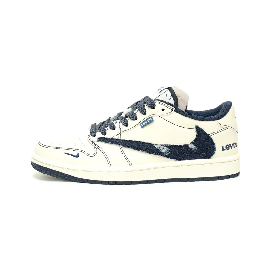 Travis Scott x Air 1 Low OG SP Exclusive Denim Sneaker