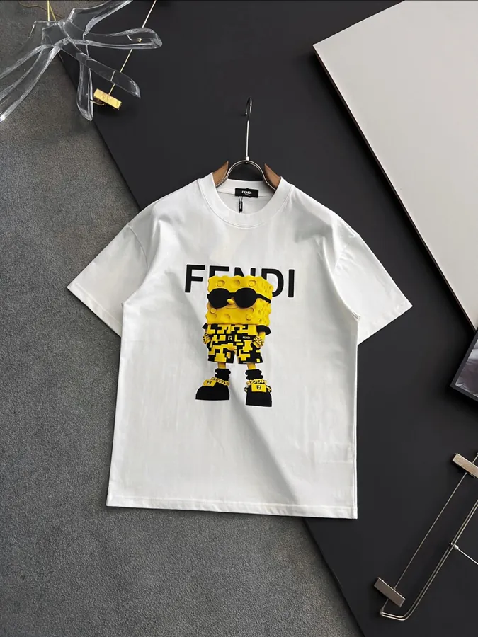 FEN CHEN Star Limited Summer Collection 25ss Printed Round Neck Short Sleeve T Shirt