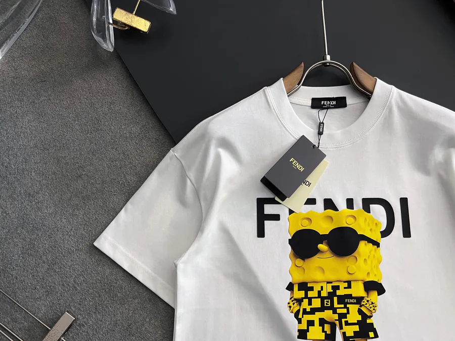 FEN CHEN Star Limited Summer Collection 25ss Printed Round Neck Short Sleeve T Shirt