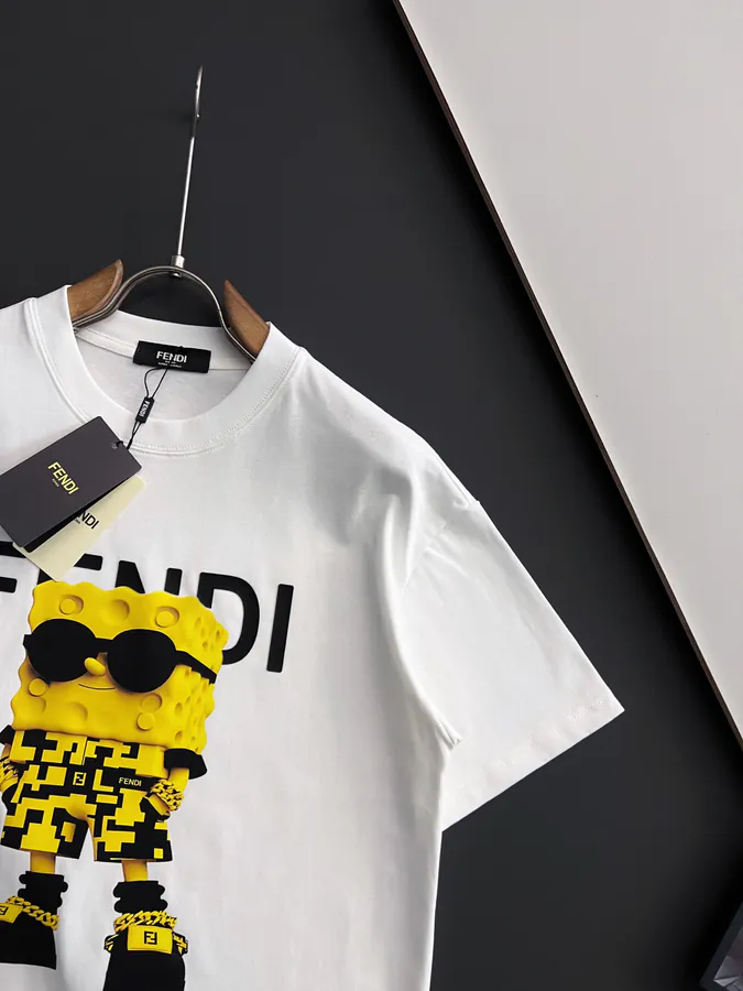 FEN CHEN Star Limited Summer Collection 25ss Printed Round Neck Short Sleeve T Shirt
