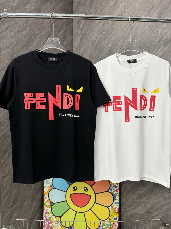 FEN CHEN Star Limited Summer Collection 25ss Printed Round Neck Short Sleeve T Shirt