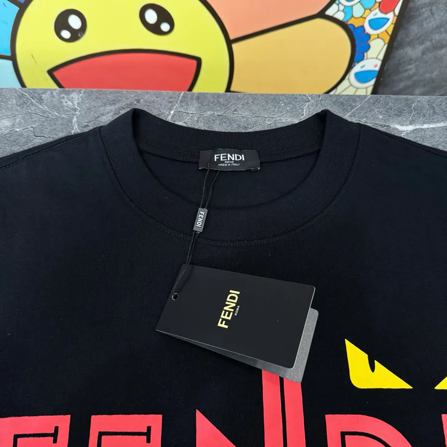 FEN CHEN Star Limited Summer Collection 25ss Printed Round Neck Short Sleeve T Shirt