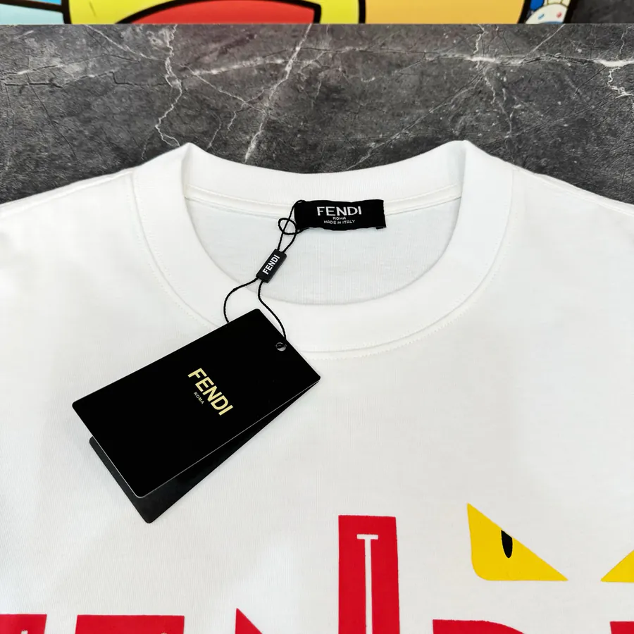 FEN CHEN Star Limited Summer Collection 25ss Printed Round Neck Short Sleeve T Shirt