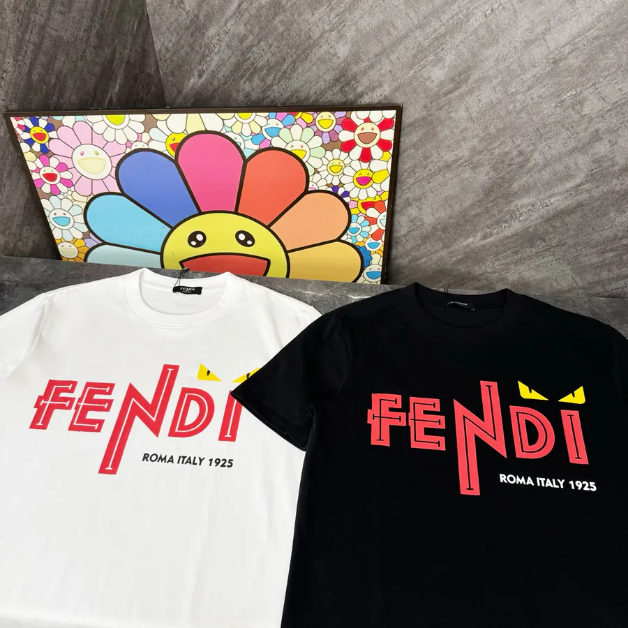 FEN CHEN Star Limited Summer Collection 25ss Printed Round Neck Short Sleeve T Shirt