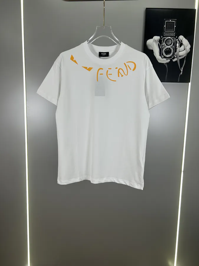 FEN CHEN Star Summer 2025 Round Neck Short Sleeve T Shirt