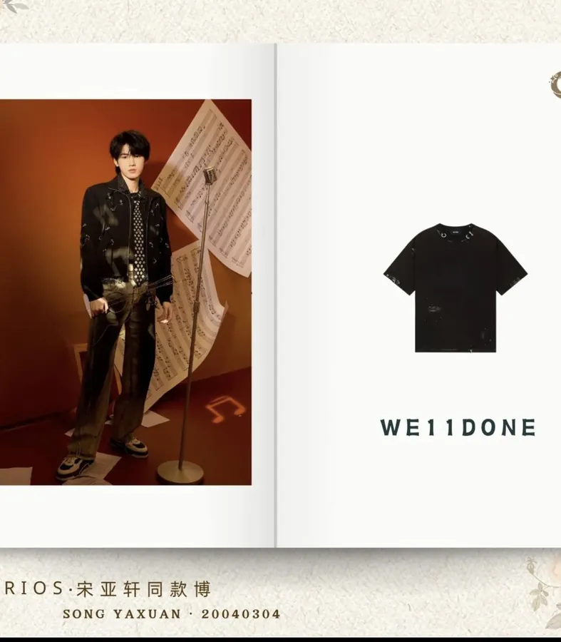 WE11DONE 25SS Spring Summer New Collection Punk Rock Metal Pierced Vintage Short Sleeve T Shirt