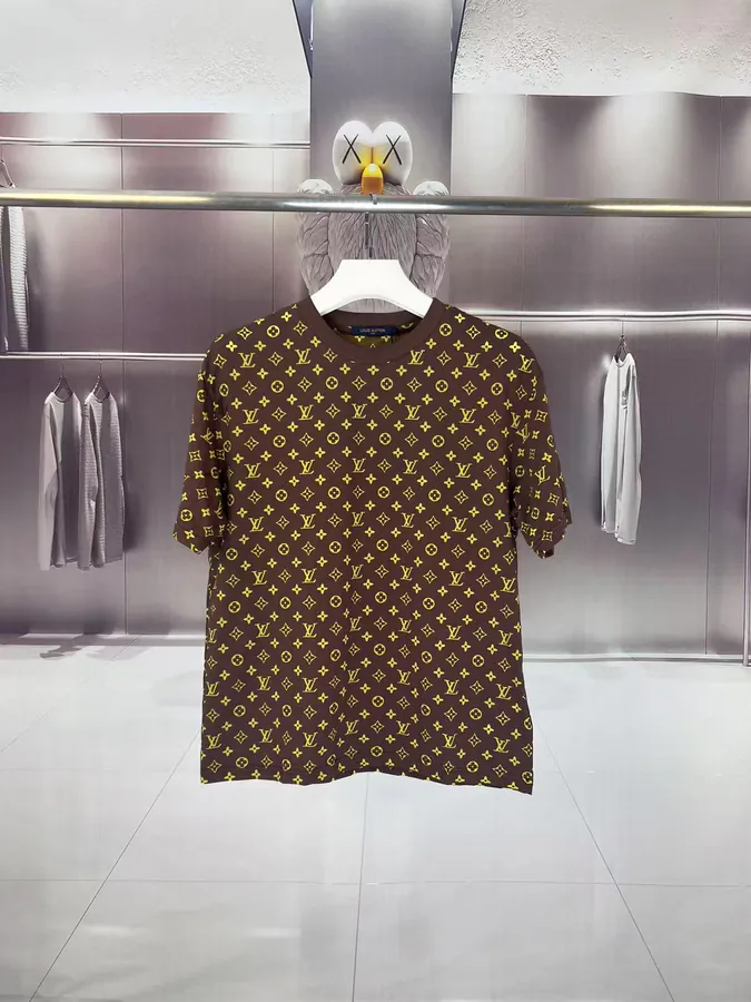 Chenxing Exclusive Premium Cotton T Shirt with Vintage Floral Print