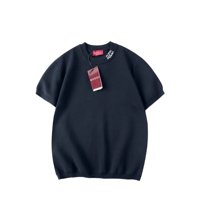 GUC 2025 New Collection Logo Knit Short Sleeve