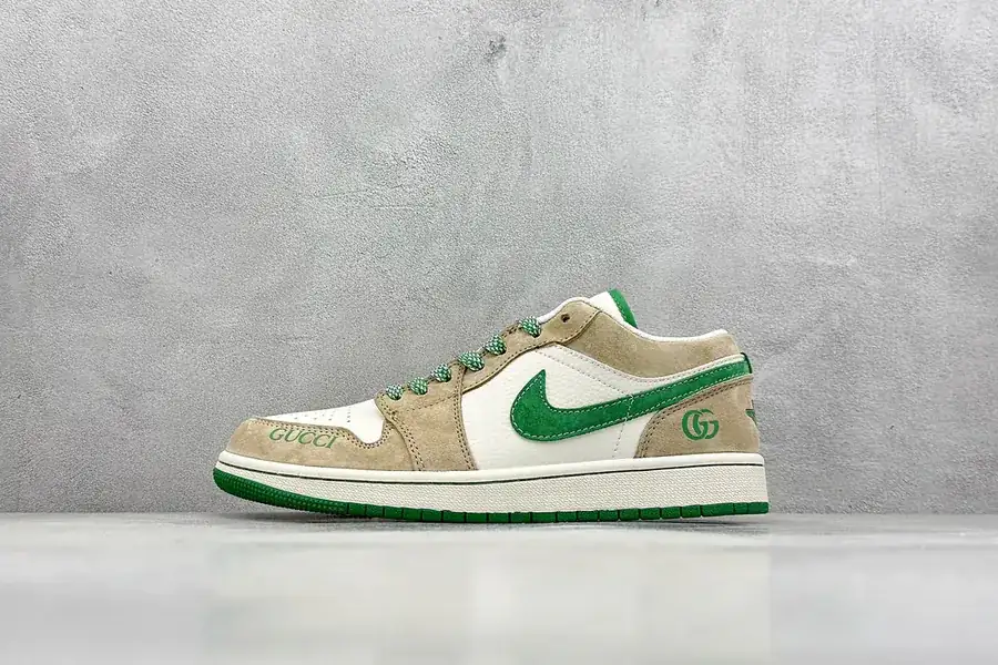 CX Exclusive X Version Air 1 Low 1 Qiao1 Collaboration Grained Sheepskin