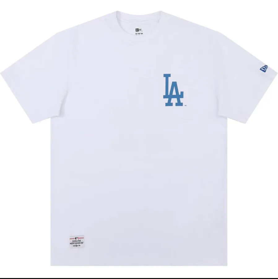 New Era MLB Logo Print Round Neck Sports T Shirt for Men and Women