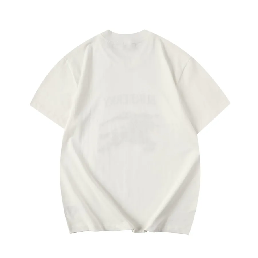 Bbr 2025 New Cross Stitch Horse Riding Cotton Short Sleeve T Shirt