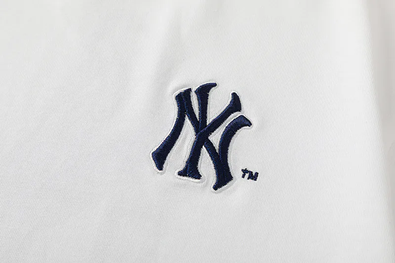 New Era MLB Logo Print Round Neck Sports T Shirt Unisex