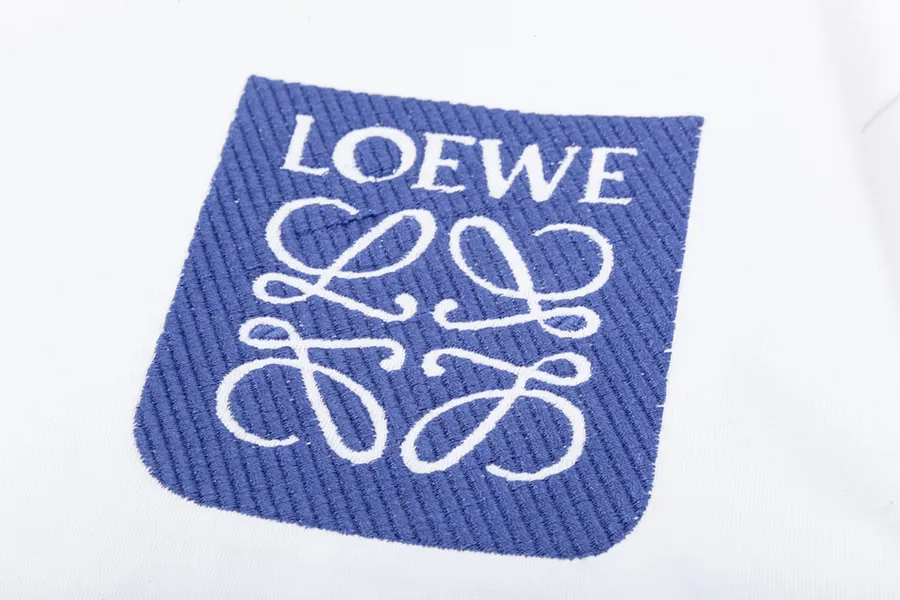 LOEWE Rivalry T Shirt with Logo Embroidery, Unisex
