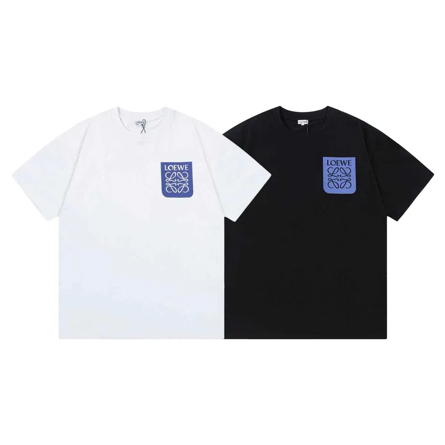 LOEWE Rivalry T Shirt with Logo Embroidery, Unisex