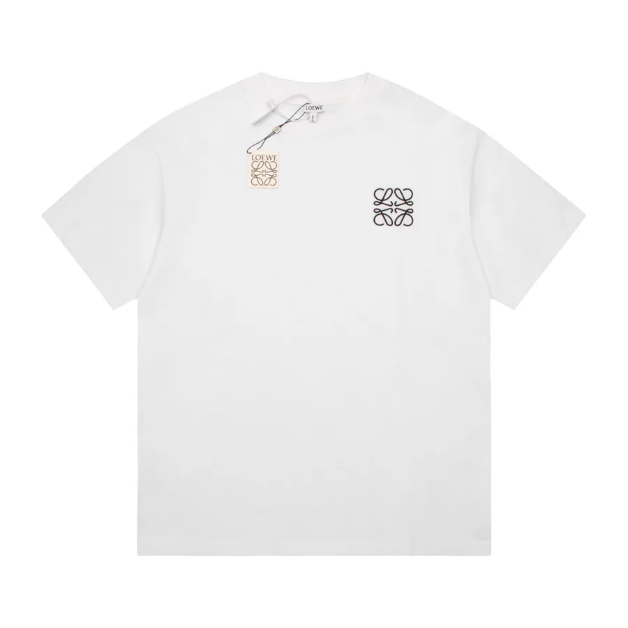 LOEW Chest Embroidery Logo Short Sleeve T Shirt