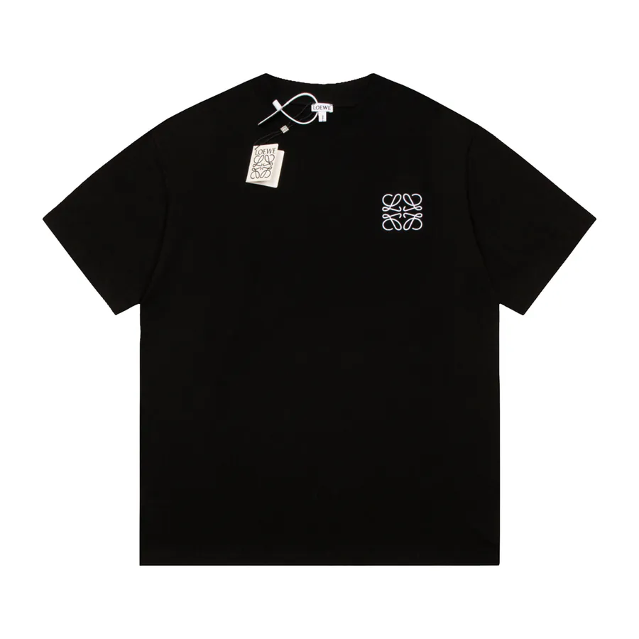 LOEW Chest Embroidery Logo Short Sleeve T Shirt