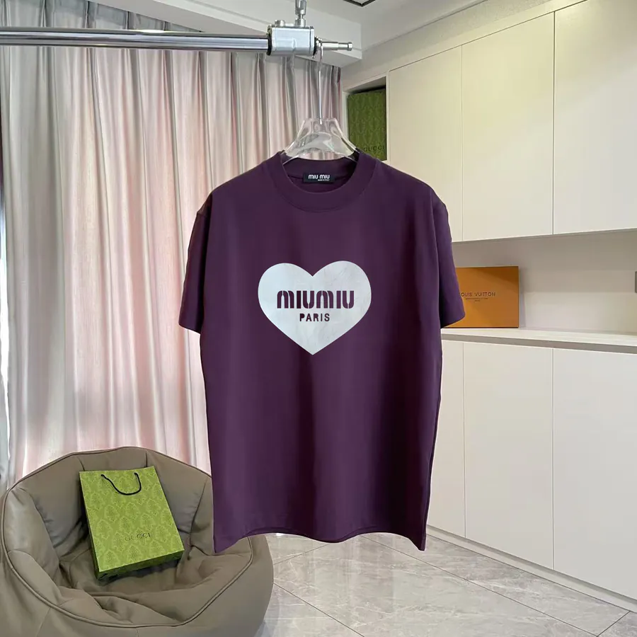 Miu Miu 2025 Spring Summer New Collection Short Sleeve T Shirt