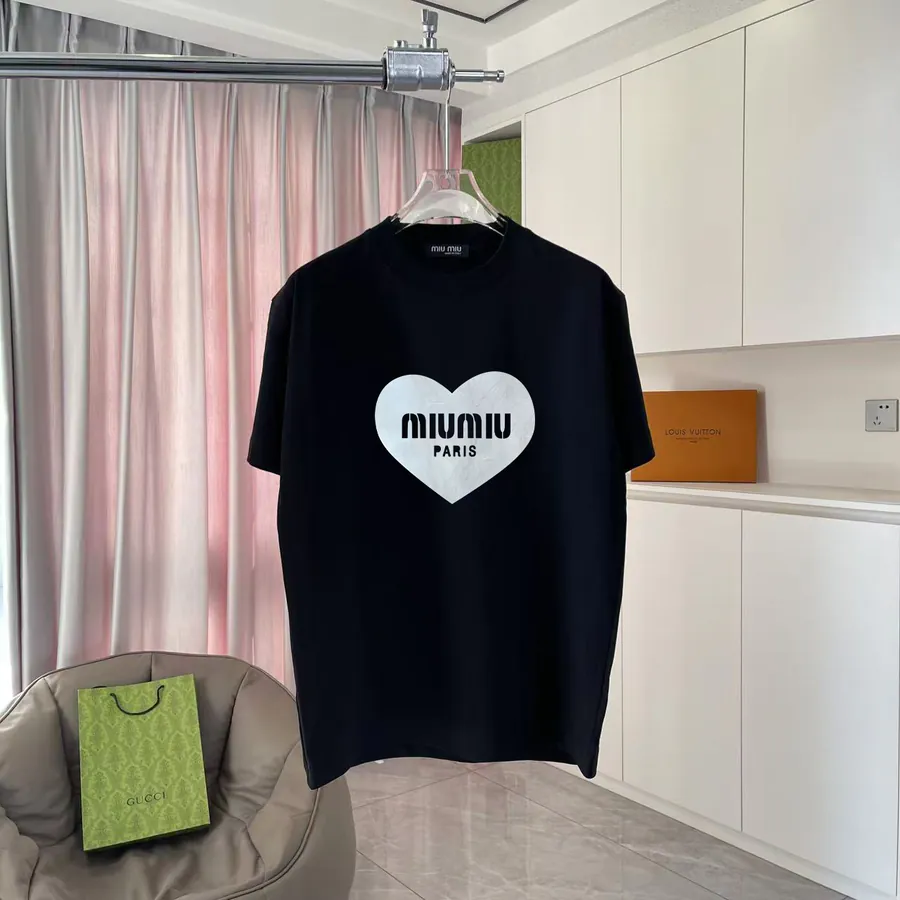 Miu Miu 2025 Spring Summer New Collection T Shirt with Custom Fabric
