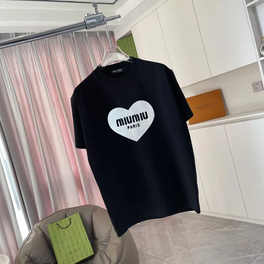 Miu Miu 2025 Spring Summer New Collection T Shirt with Custom Fabric