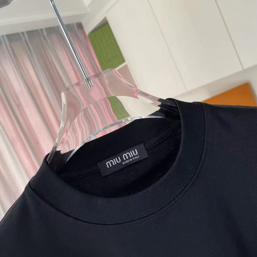 Miu Miu 2025 Spring Summer New Collection T Shirt with Custom Fabric