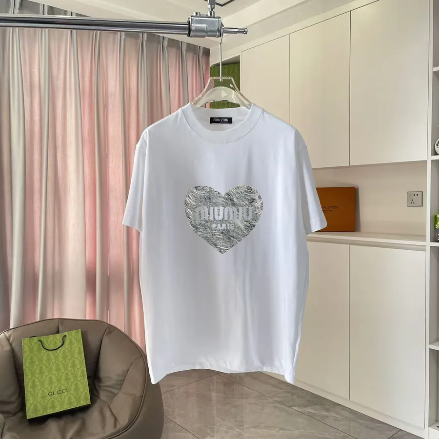 Miu Miu 2025 Spring Summer New Collection Short Sleeve T Shirt