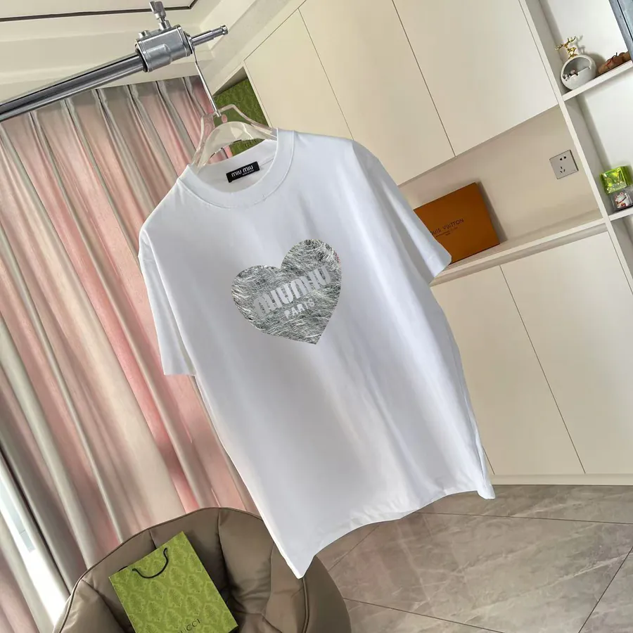 Miu Miu 2025 Spring Summer New Collection Short Sleeve T Shirt