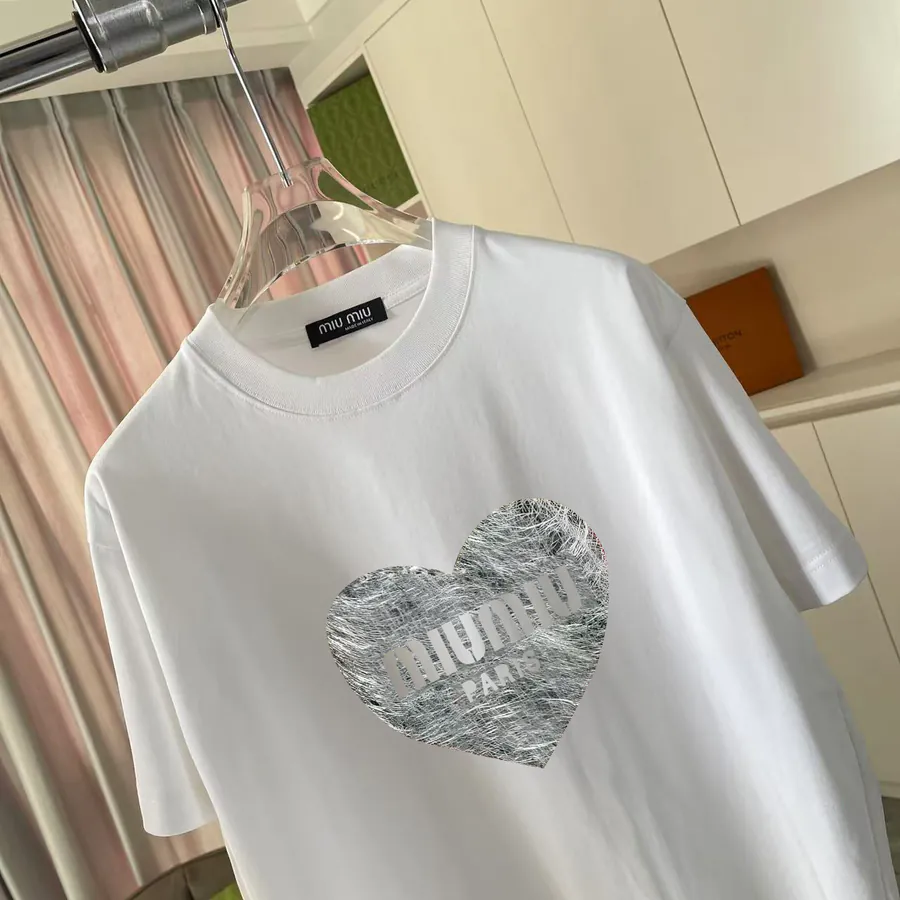 Miu Miu 2025 Spring Summer New Collection Short Sleeve T Shirt