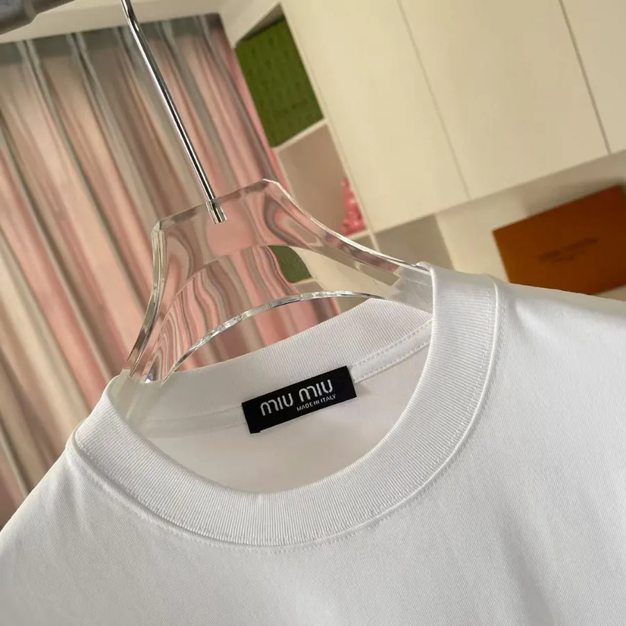Miu Miu 2025 Spring Summer New Collection Short Sleeve T Shirt