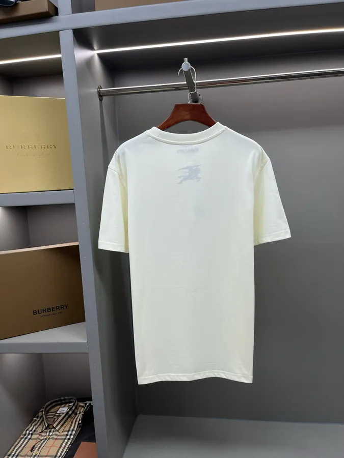 BUR Horse Rider Logo Cotton Short Sleeve T Shirt