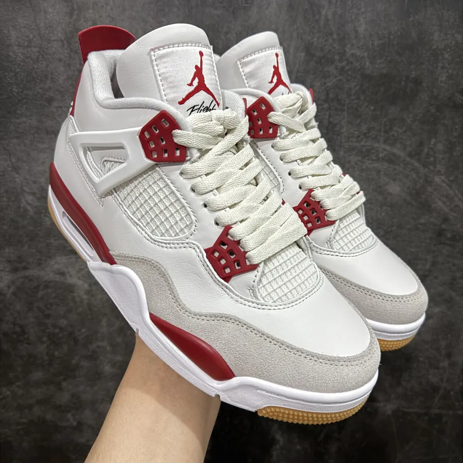 SB x Air 4 Retro Varsity Red Bucket Bag