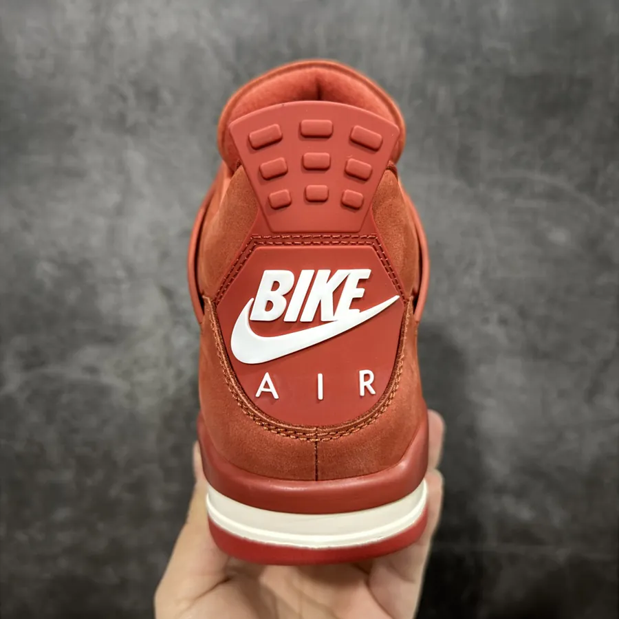 Nigel Syester x Air 4 'Bri by Bri' Red Brick Sneaker