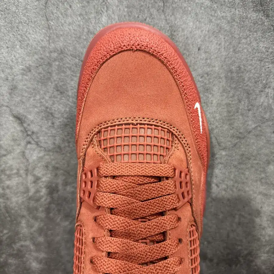 Nigel Syester x Air 4 'Bri by Bri' Red Brick Sneaker